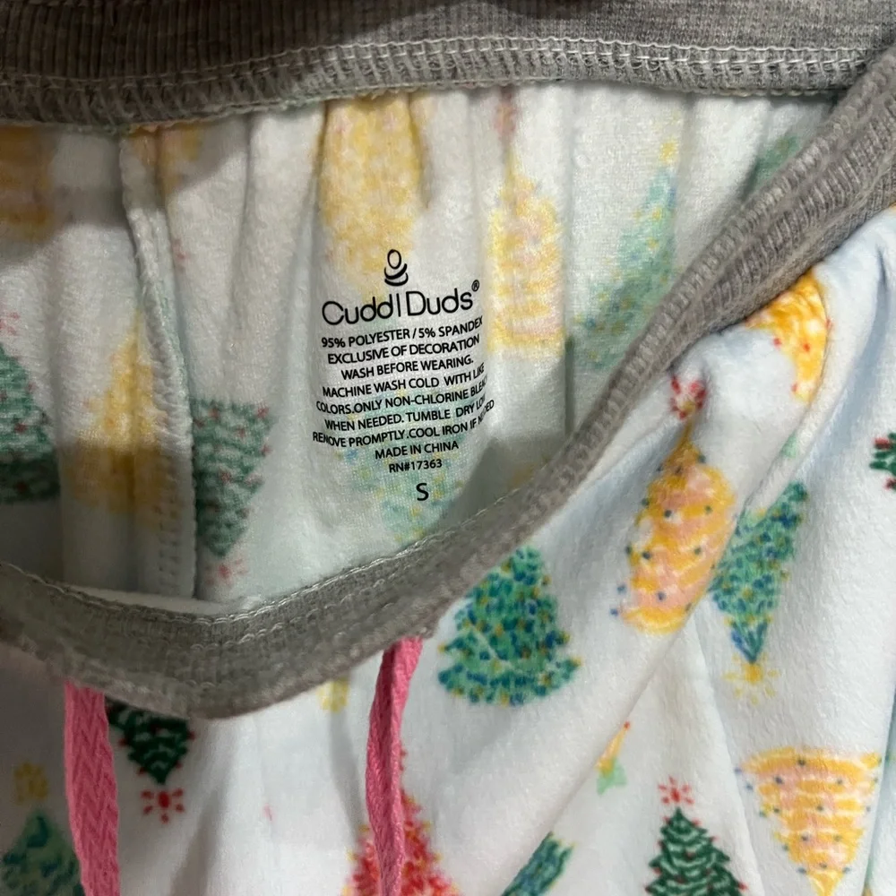 Cuddl Duds Multicolor Christmas Tree Print Pajama Set (NWT!!!) - Picture 6 of 9